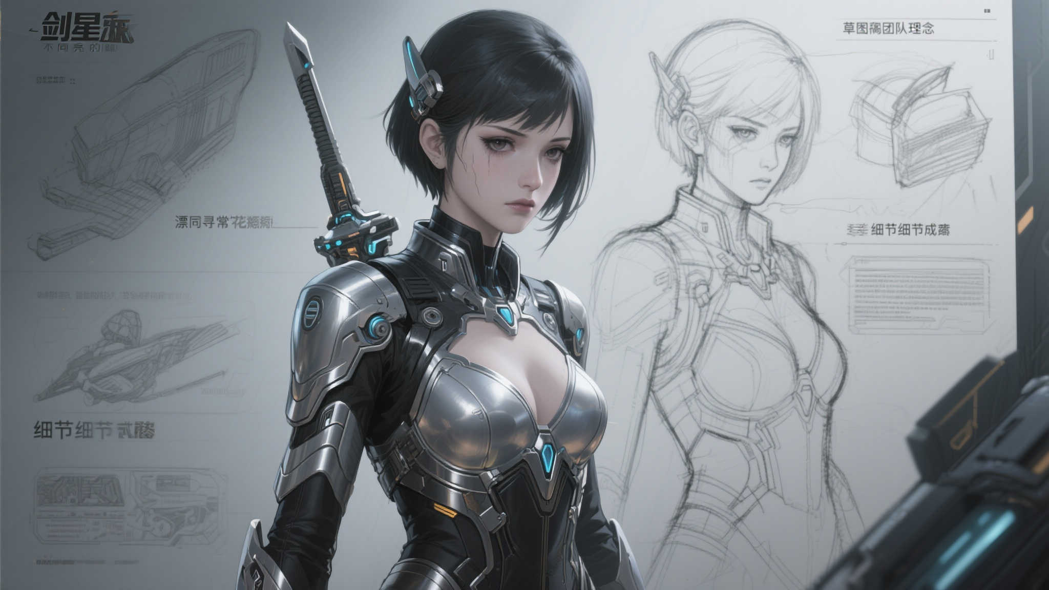《剑星》制作人揭秘伊芙设计初稿：追求独特非凡的风格